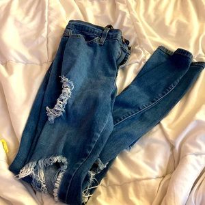 Fashion Nova Distressed Jeans